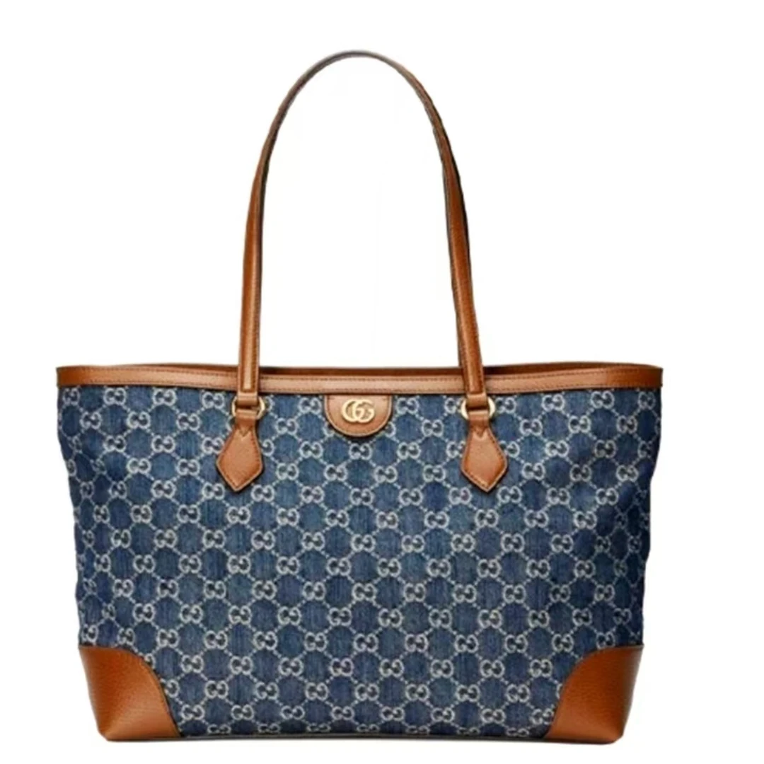 99新 GUCCI/古驰 Gucci丹宁托特包 MN132