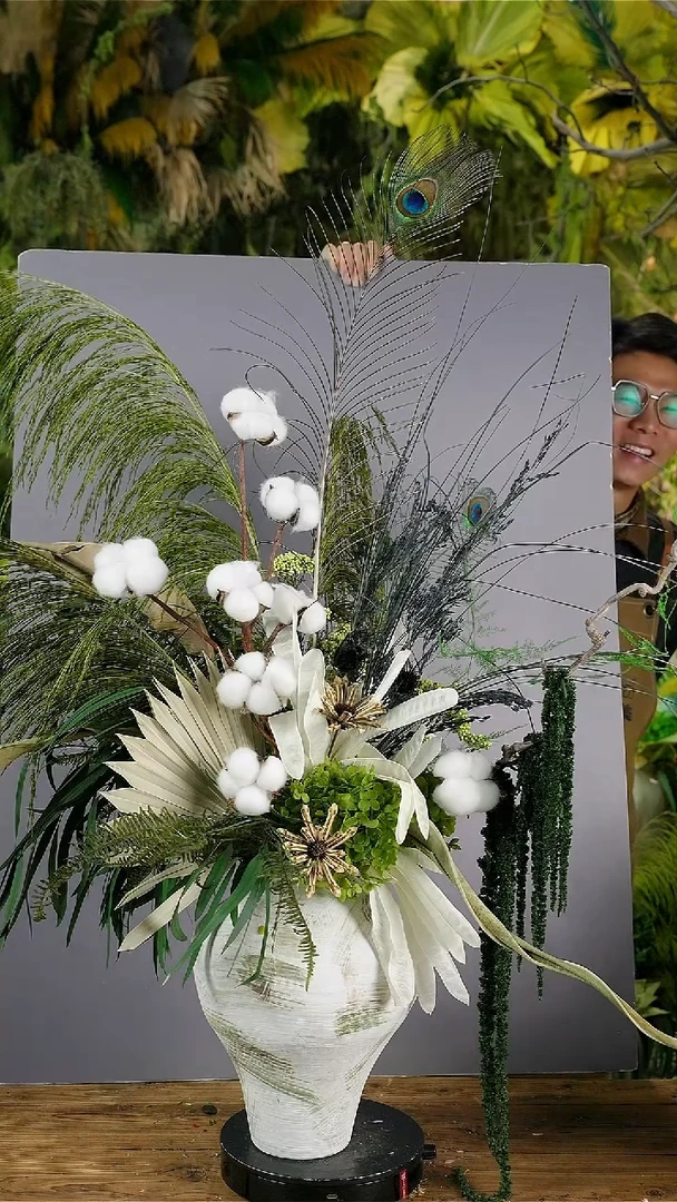 永生花一物一拍连花带瓶