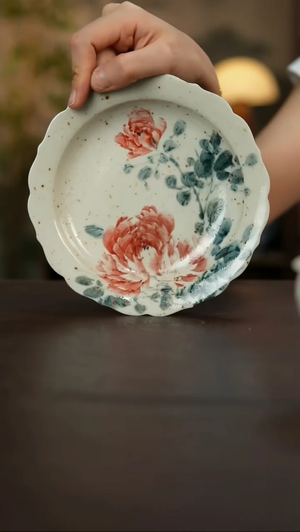 景德镇陶瓷杯碗柴烧多人