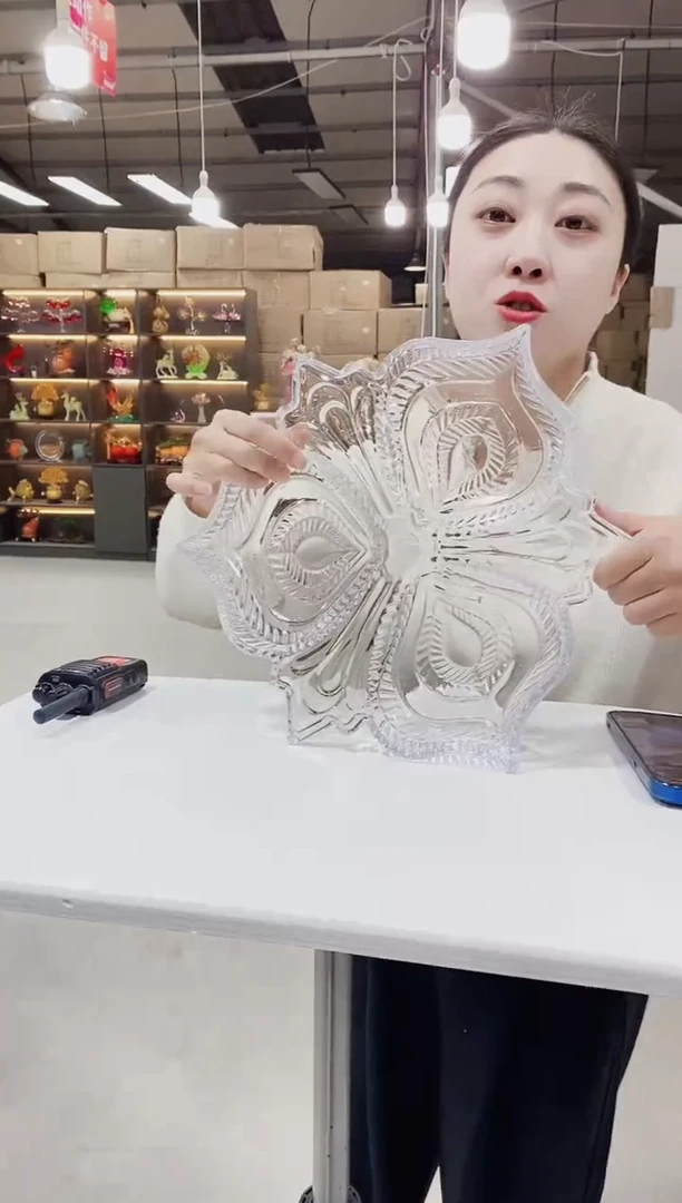 大号透明麦穗分格盘