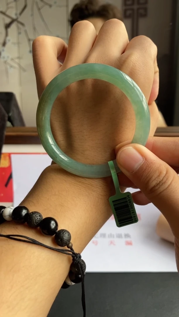 未镶嵌手镯翡翠（黄加绿）3号