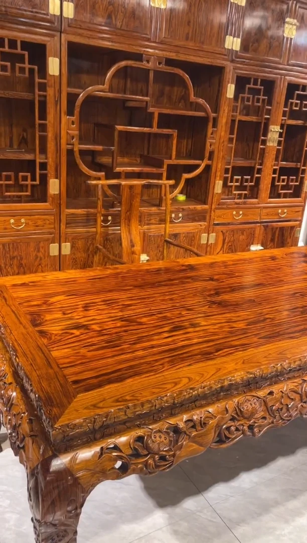 木办公桌两件套家具