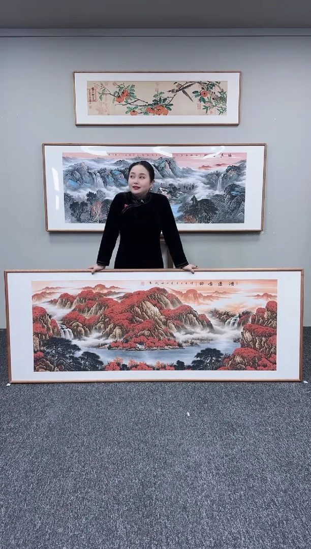 国画鸿运当头210*80