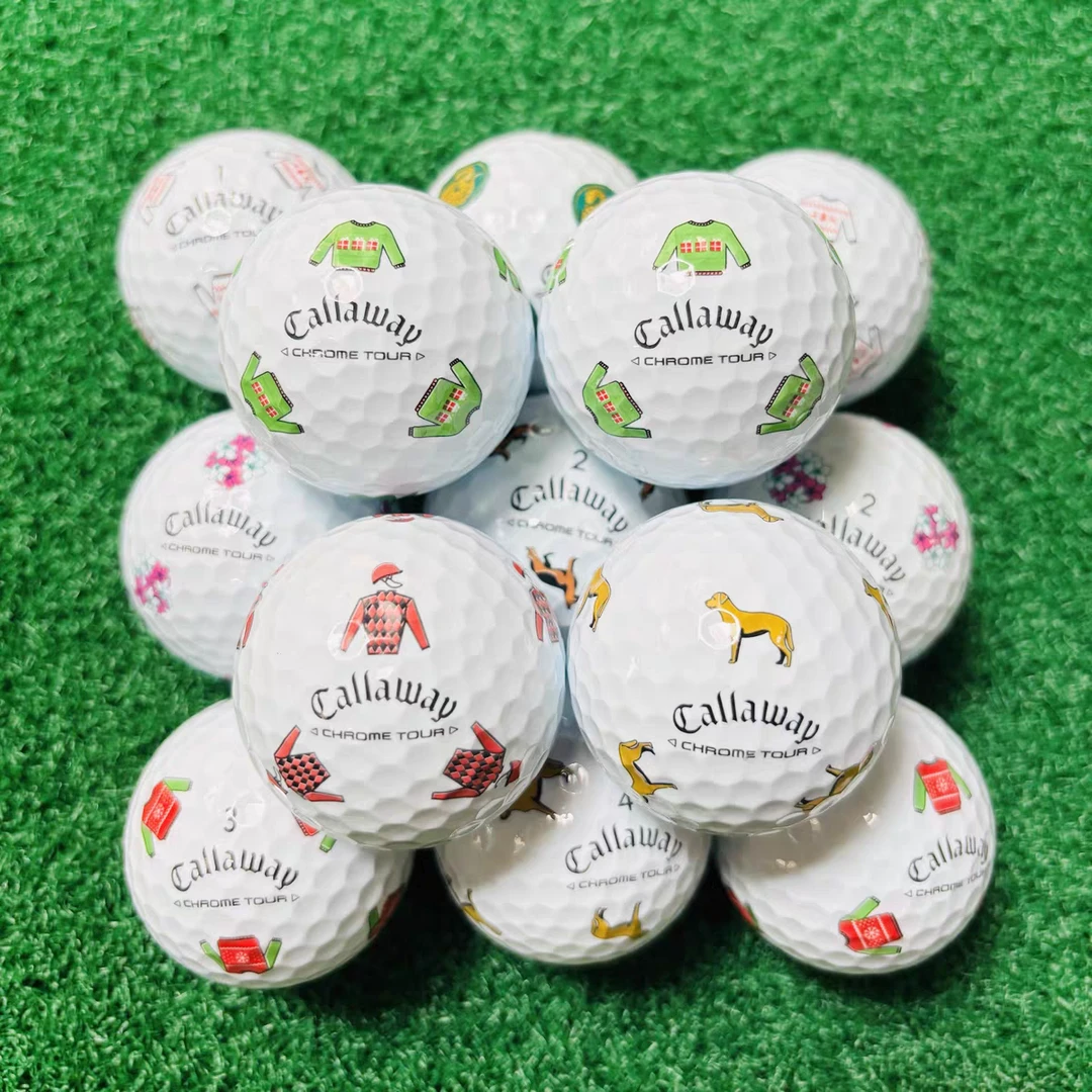 高尔夫球多层卡拉威三四层石墨烯材质三线设计超远距离下场比赛球