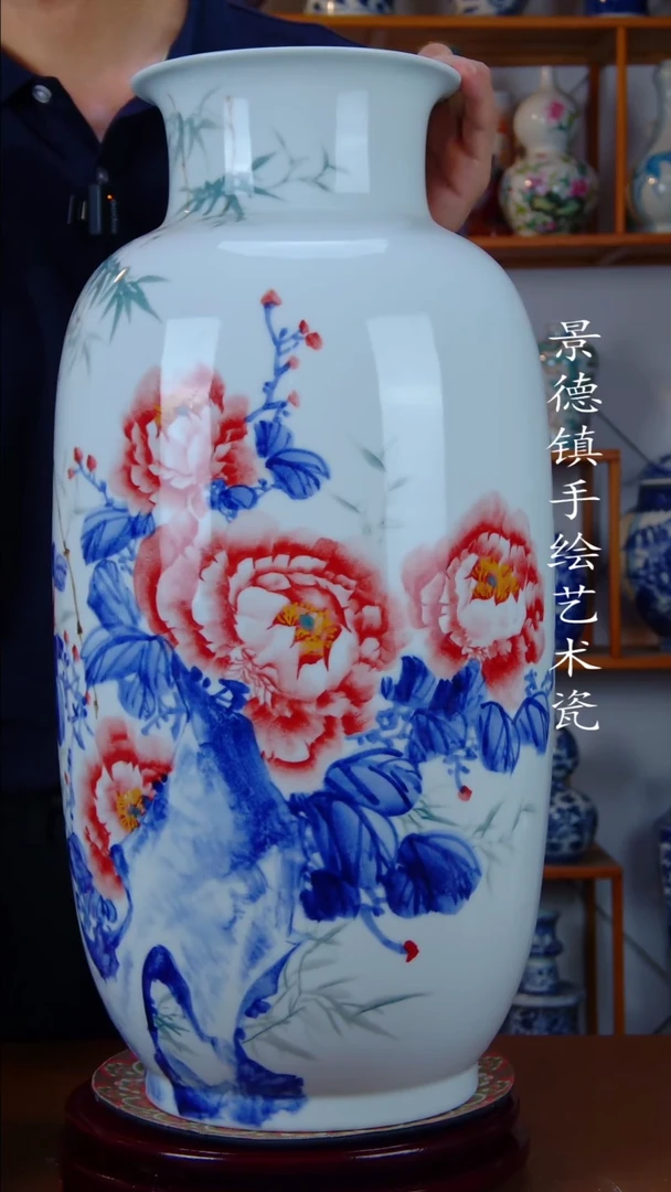 现代景德镇手工手绘陶瓷摆件24