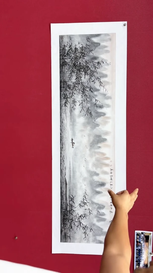 国画国画绘画山水花鸟