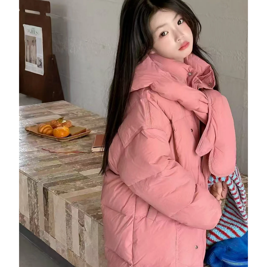xy - 2510   高货长款手套围巾童装羽绒服