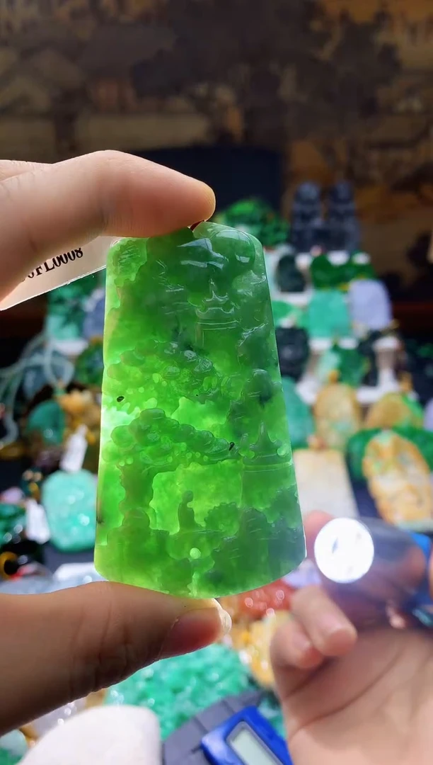 未镶嵌挂件翡翠天然A货翡翠