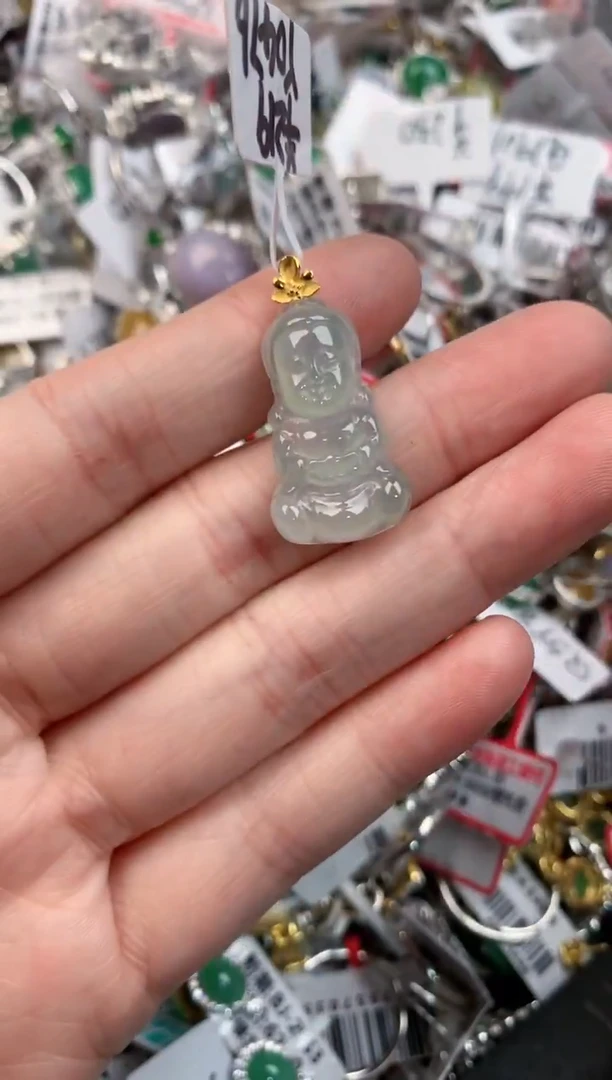 18K金镶嵌戒指翡翠131313----4