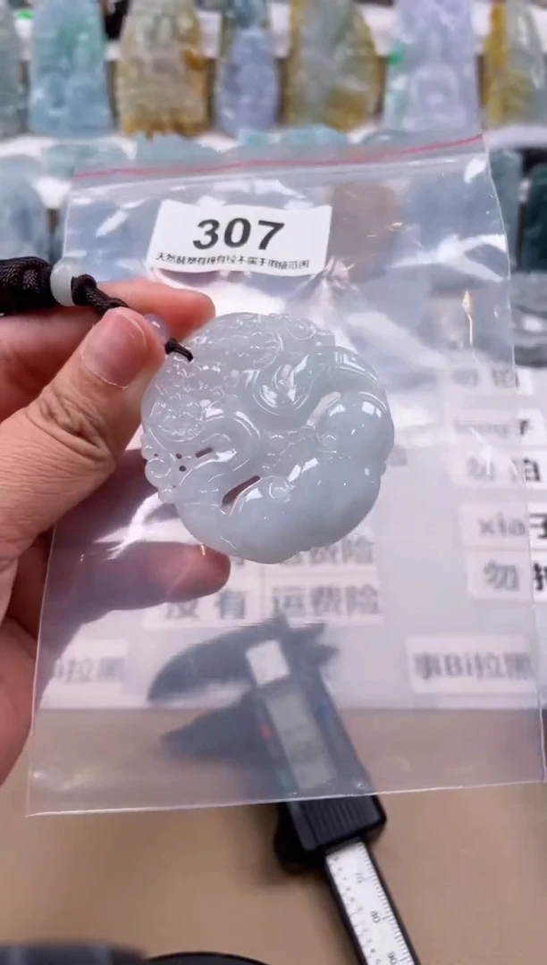 【闪购商品】翡翠颈饰未镶嵌天然缅甸A货翡翠307