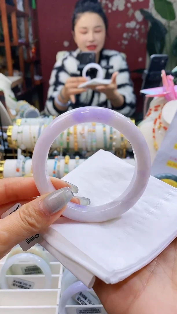 【闪购商品】翡翠手镯未镶嵌13妖紫5960/11.0*9.5