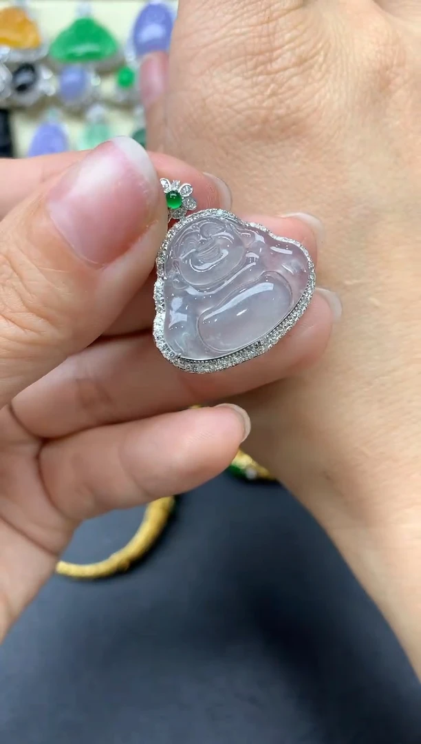 【闪购商品】翡翠颈饰18K金镶嵌496-中国好珍宝