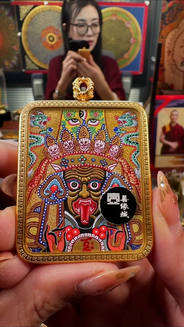 【闪购商品】吊坠壹善缘城手绘唐卡扎基年终大促