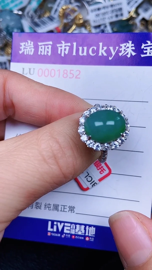 颈饰银S925镶嵌翡翠1852