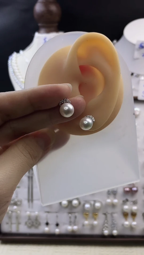 合金耳饰淡水珍珠42