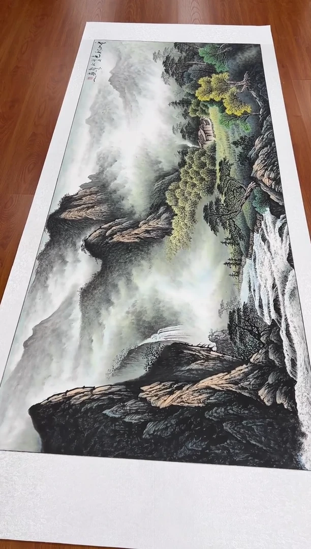 国画娄渊波-国画作品-30