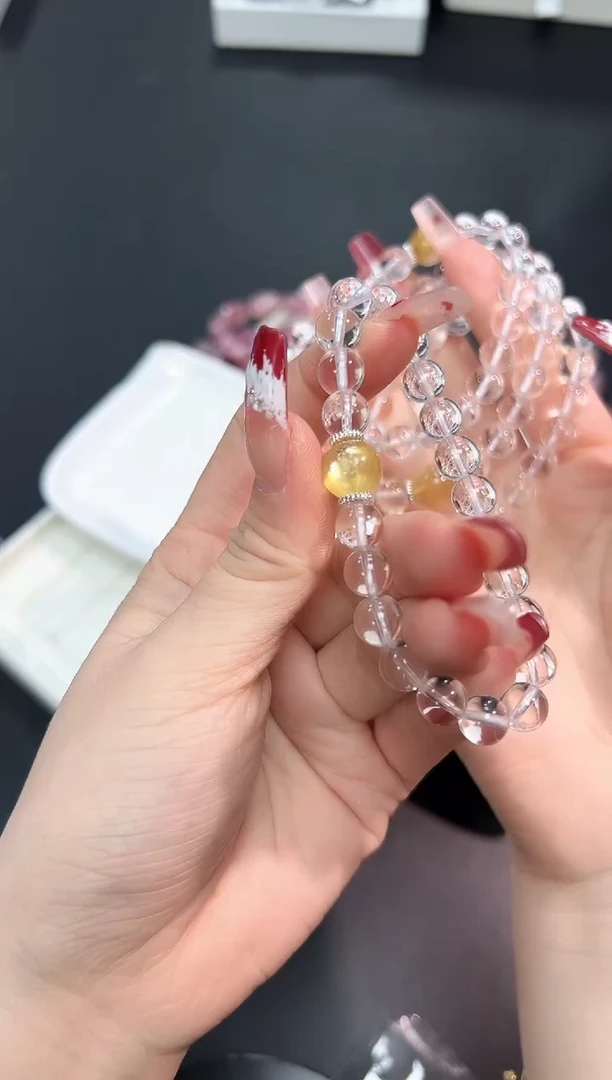 【闪购商品】水晶手串未镶嵌65S多样性发其一/1条默认微瑕