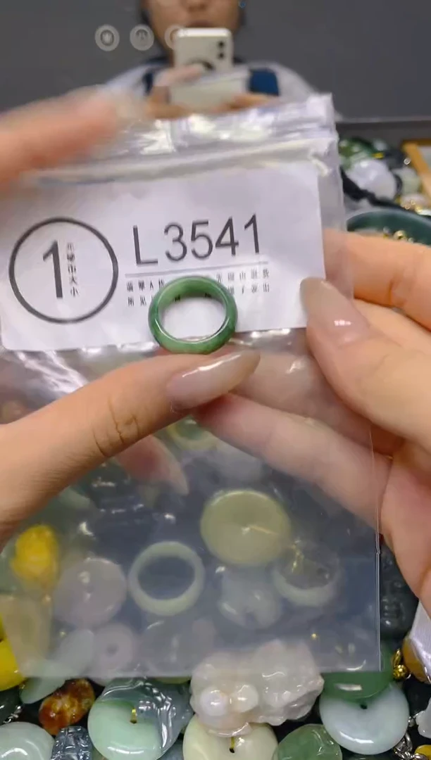 颈饰未镶嵌翡翠15.8MM/ L /翡翠A货，一件也是批发价