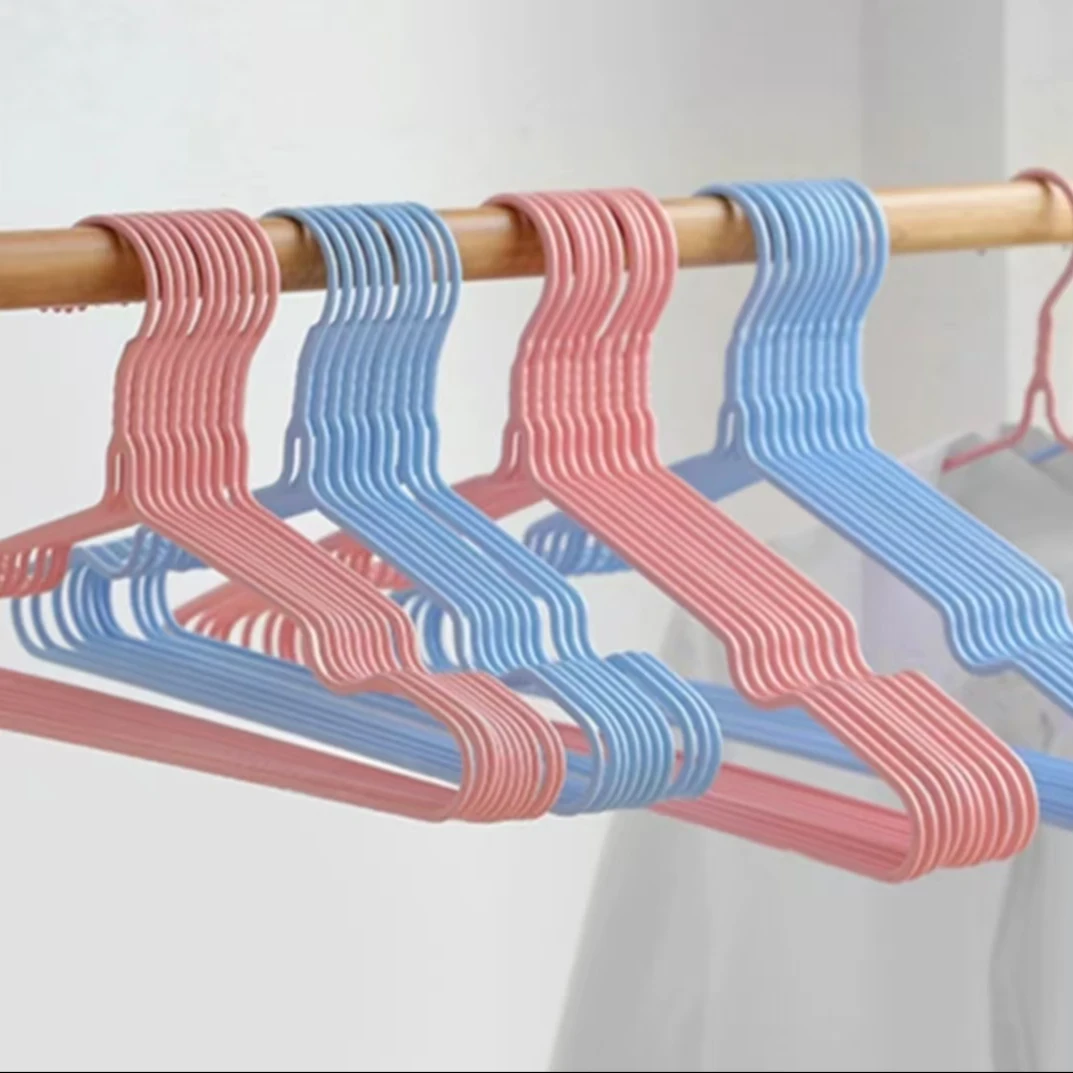 衣架家用晒挂衣撑撑子衣挂晾衣服架收纳宿舍学生家用神器10个装