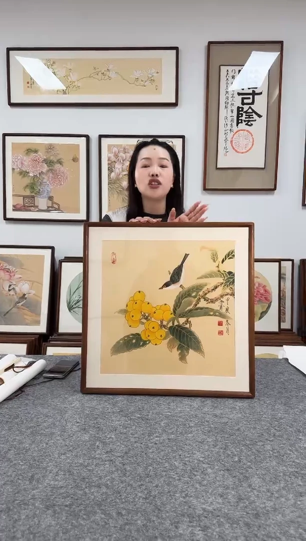 书法xw104-53*53绘画手绘同款