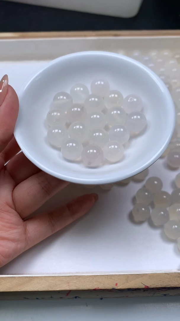 未镶嵌散珠南红玛瑙B451 荔枝冻12mm6个9.9元