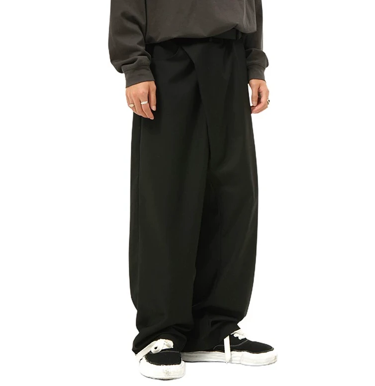 K05-30471-SON纯色时尚直筒休闲长裤