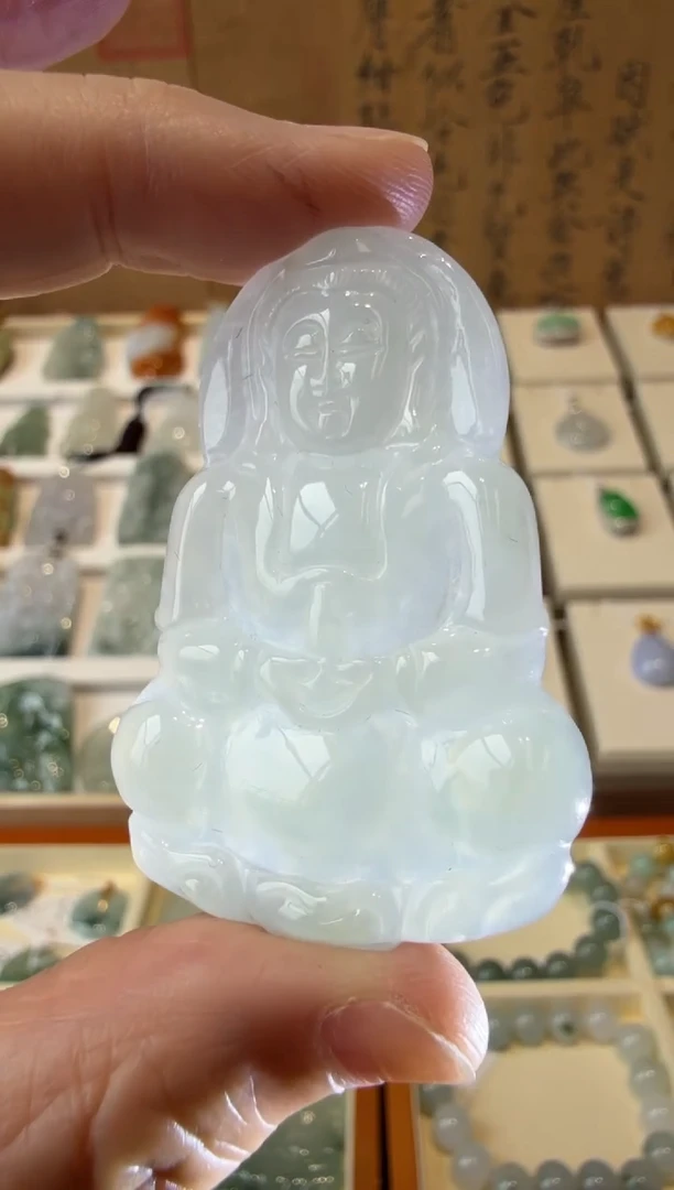 翡翠挂件未镶嵌A货翡翠多样性孤品