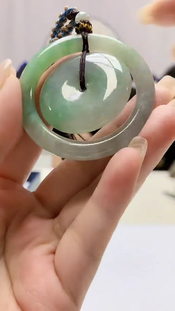 定制翡翠未镶嵌5060ms-毛货164扣子