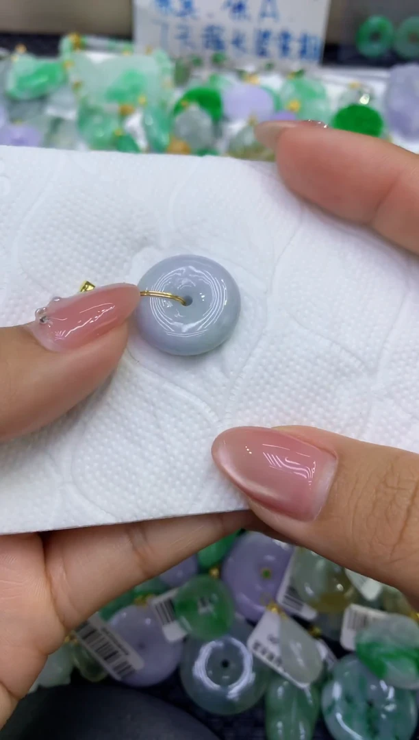 颈饰未镶嵌翡翠天然缅甸A货翡翠