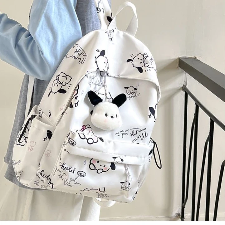 日系ins少女书包初中生可爱2025新款背包女大学生大容量双肩包