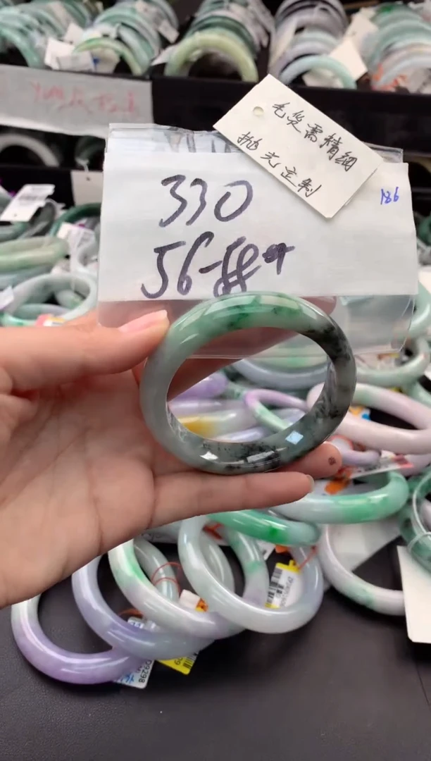 【闪购商品】定制翡翠未镶嵌毛货需精细抛光+多人