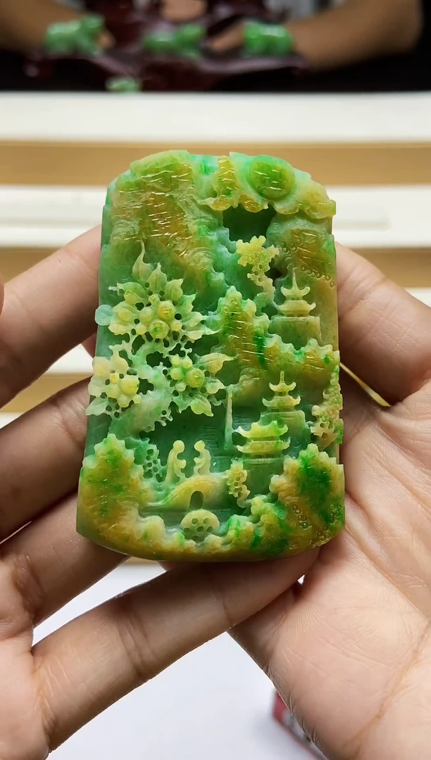 未镶嵌挂件翡翠翡翠A货