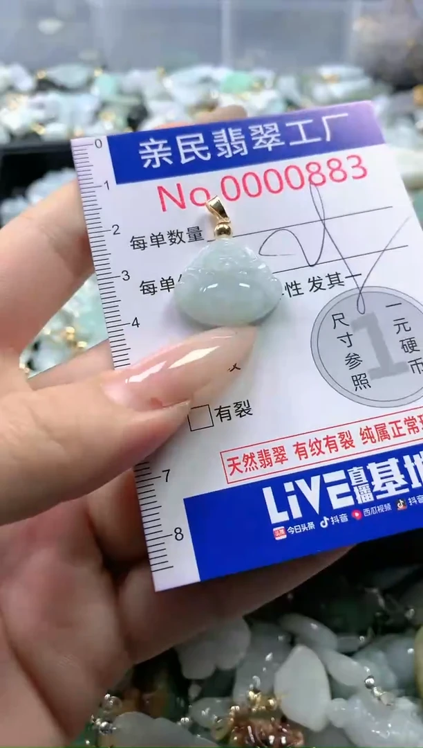 【闪购商品】翡翠吊坠(不含链)未镶嵌883