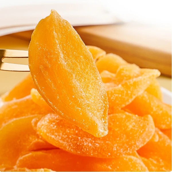 新货黄桃干香甜软糯办公室零食解馋小零食 休闲小吃