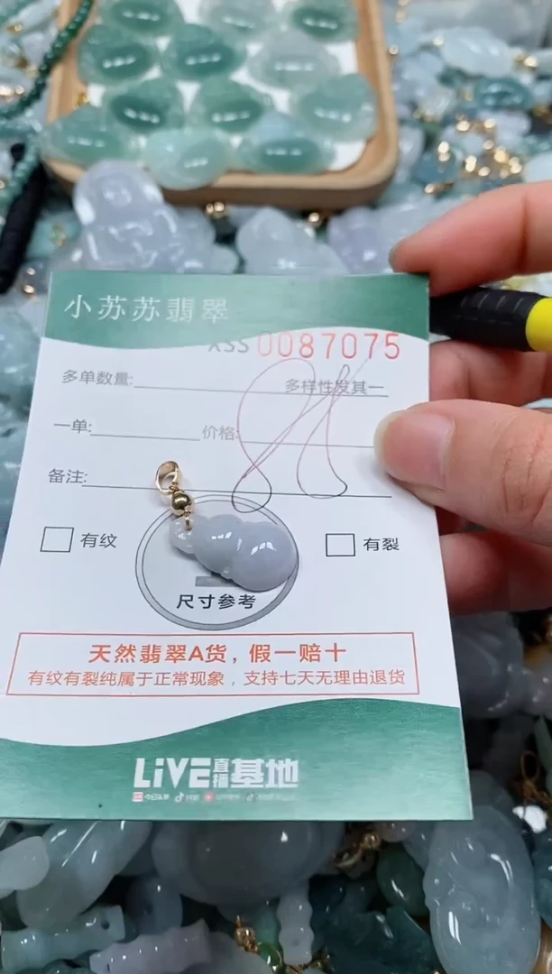 【闪购商品】翡翠颈饰未镶嵌闪购商品0087075