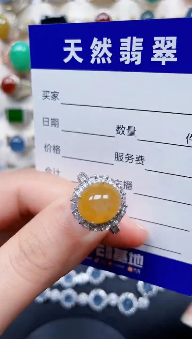 颈饰银S925镶嵌翡翠454