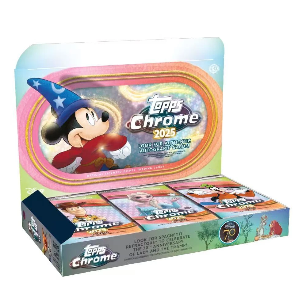 【单盒】2025Topps 迪士尼 Disney Chrome 影视卡盲盒 默认直播代拆