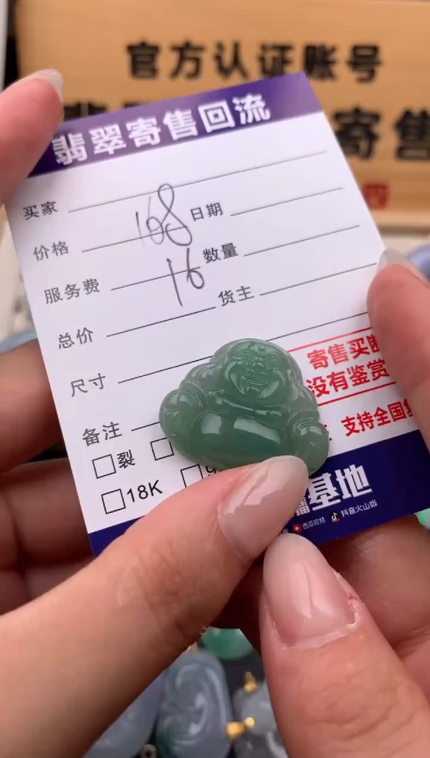 翡翠未镶嵌颈饰10133983