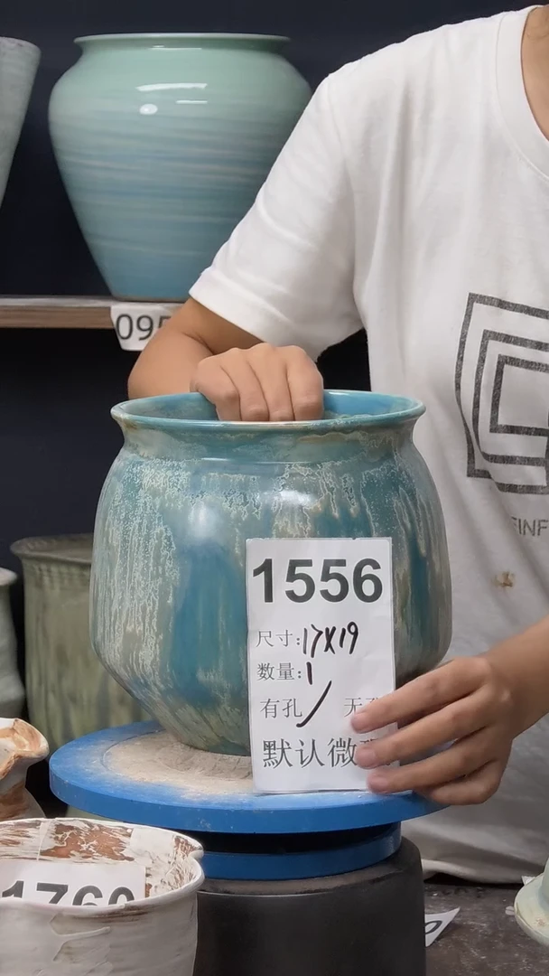 景德镇花盆默认微瑕1556