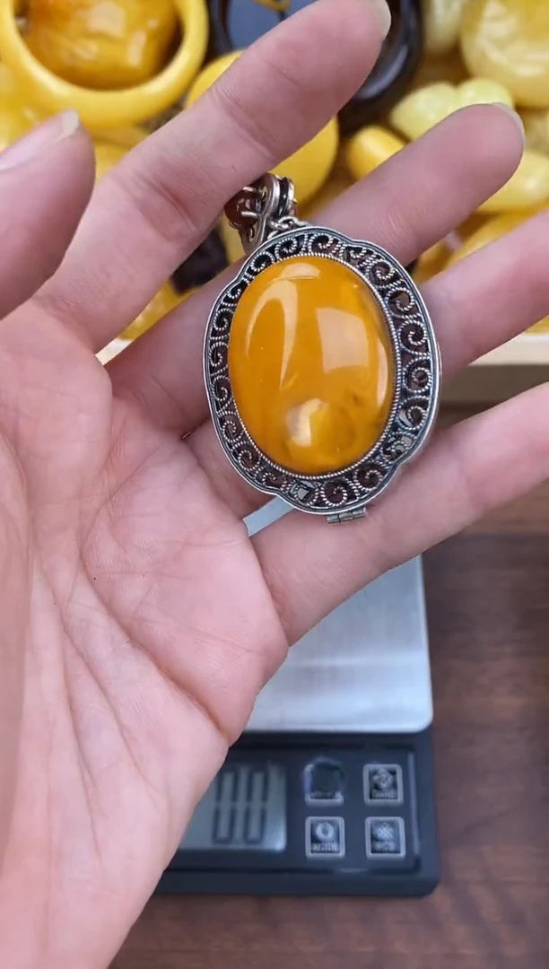 裸石琥珀未镶嵌天然琥珀蜜蜡