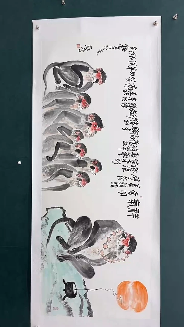 国画王冠人-12平尺-写意