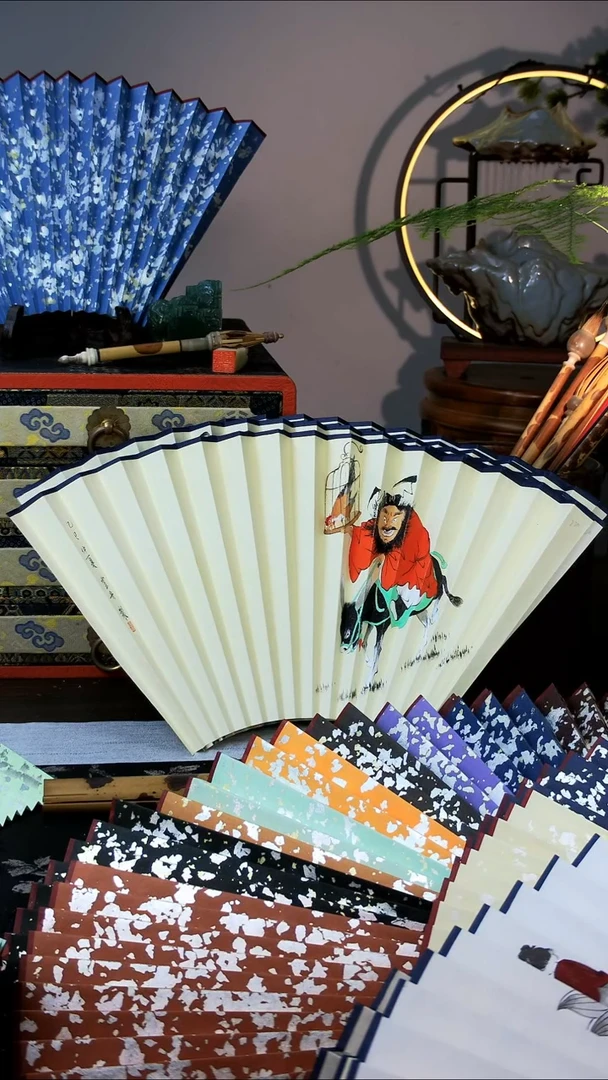 扇子手绘扇面  95  16  2.0