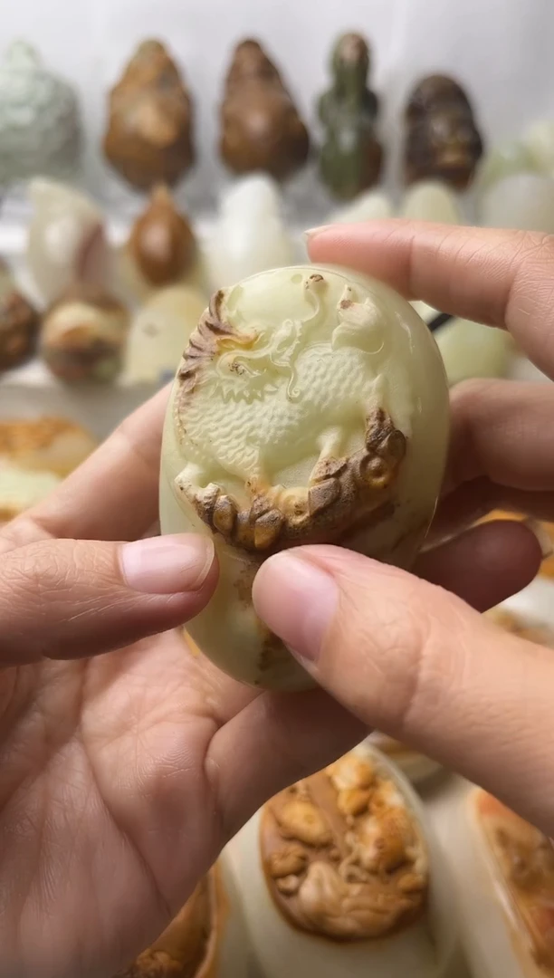 石材方解石棉纹正常不退换麒麟微瑕