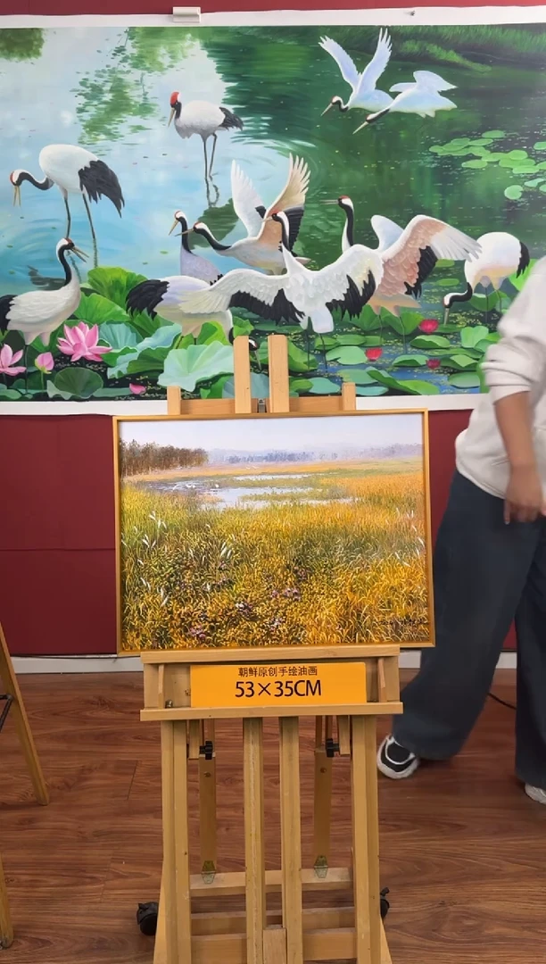 油画【55号】约53*35cm丨朝鲜原创纯手绘孤品油画丨顺丰包邮