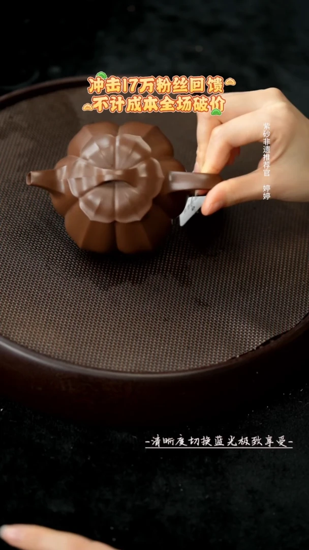 茶壶紫砂XL28059革紫筋瓢200c