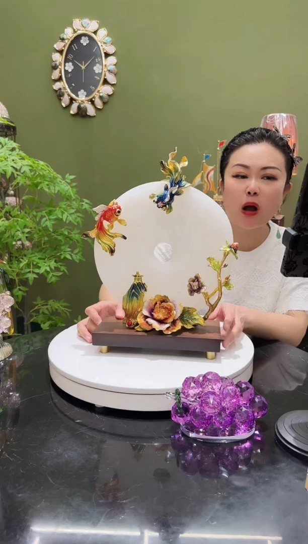 玉天然玉石，金玉满堂平安扣