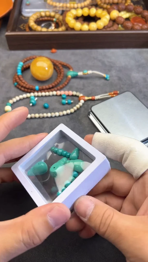 【闪购商品】绿松石手链合金绿松石珠子1