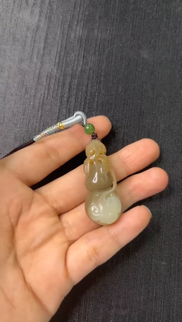 和田玉未镶嵌颈饰葫芦吊坠-560685