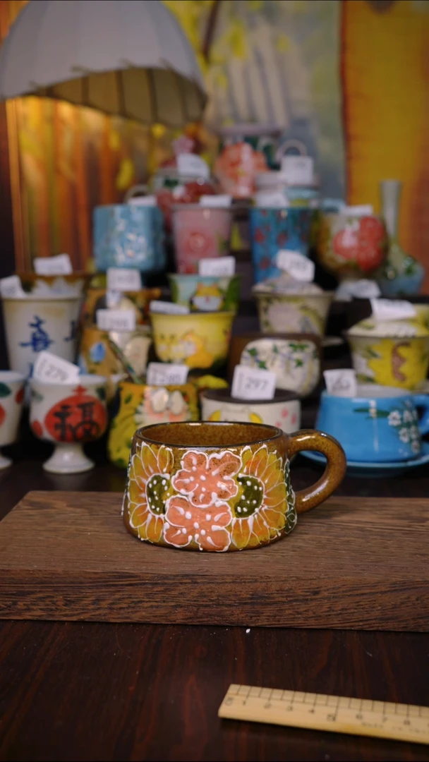 摆件泥垚手作 景德镇手工手绘器物