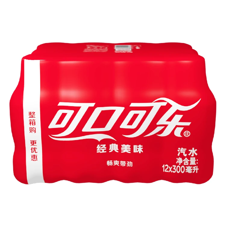 可口可乐正品整箱300ml*6瓶无糖可乐小瓶装迷你装芬达饮料橙味
